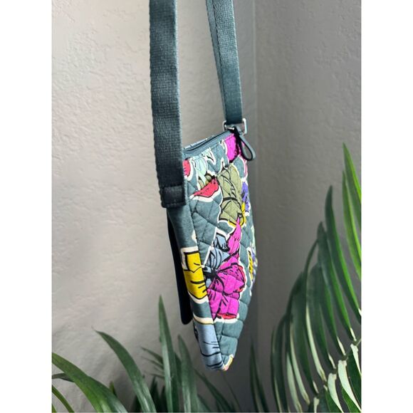 Vera Bradley‎ Hipster Falling Flowers Floral Crossbody Bag Wallet New - Picture 4 of 12